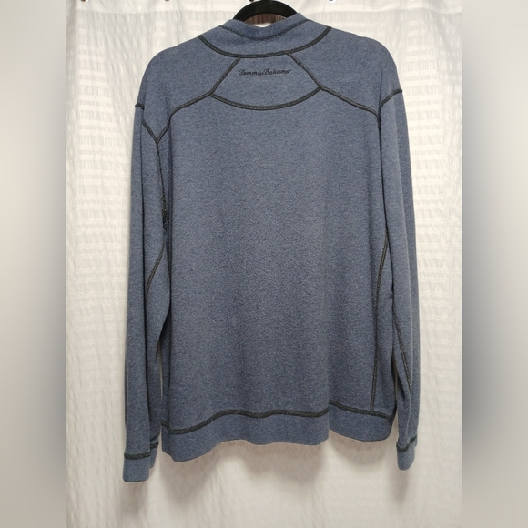 Tommy Bahama Reversible 1/4 Zip Pull Over Sweatshirt. Size Men's XL - Picture 2 of 6